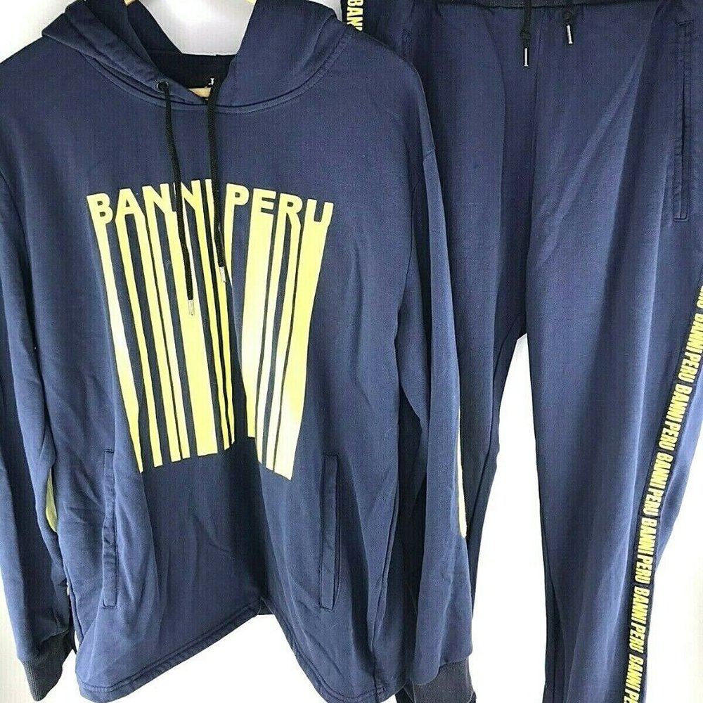 Banni Peru Sweatsuit Mens XL Jogging Track joggers
